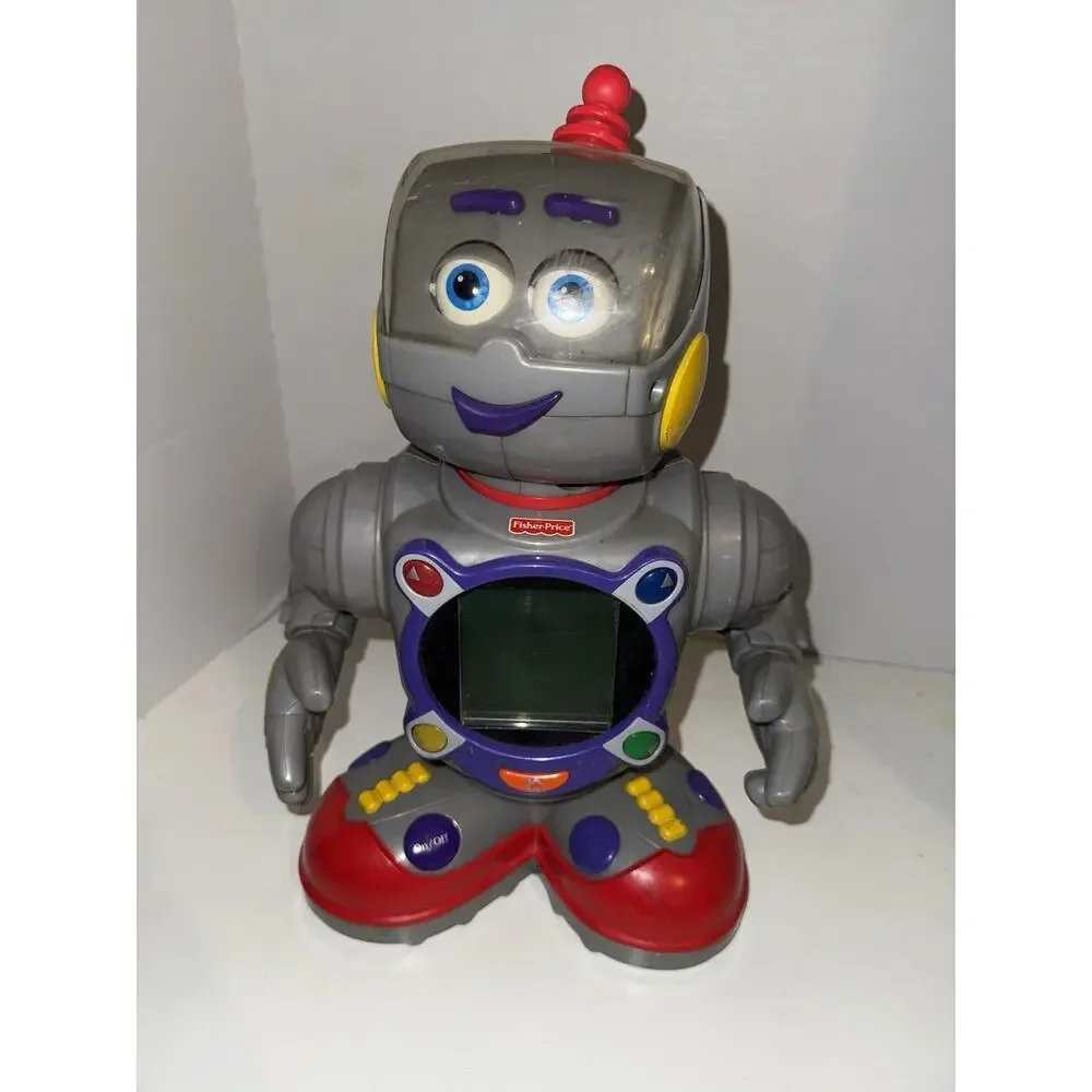Fisher-Price Kasey the Kinderbot Learning System Teaching Robot Tested Works
